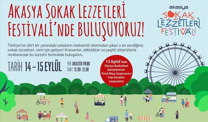 Sokak Lezzetleri, Akasya Park AVM'de festivale hazırlanıyor